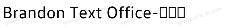 Brandon Text Office字体转换